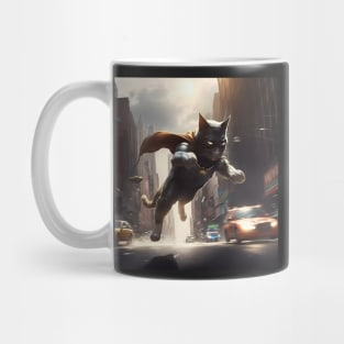 Night Ninja: Pouncing Protector Sticker Mug